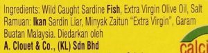Ayam brand tinned sardines label on thrivelowcarb.com